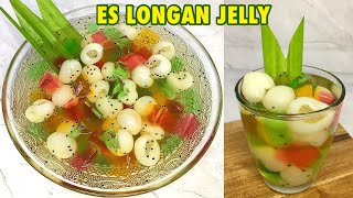 BULAN PUASA SUDAH DEKAT! BIKIN ES LONGAN JELLY SELASIH YANG SEGAR