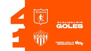 América vs. Junior (goles) | Liga BetPlay Dimayor 2024- 1 | Fecha 15