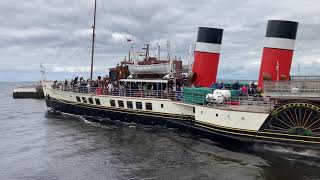 PS Waverley leaving Ayr Harbour (24/07/23)