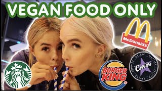 ONLY EATING VEGAN FAST FOOD FOR 24HRS