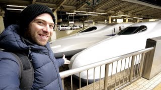 Japan's AMAZING BULLET TRAIN! Shinkansen Green Car REVIEW + BOMB Bento Box | Tokyo to Kyoto