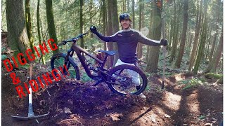 Building and riding a fresh loamer on e-bikes!