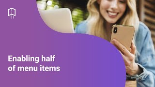 Enabling half of menu items | UpMenu Help Center