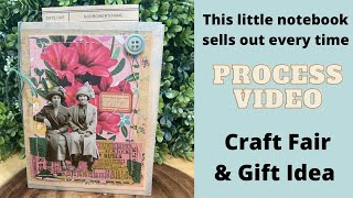 Top selling item at my Craft Fair Table / File Folder Notebooks / gift idea / Fast & Simple & Fun