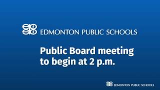 Public Board Meeting - February 14, 2017