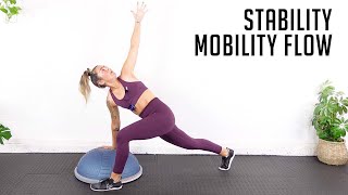 10 Min Stability and Mobility Flow | BOSU® Workout with Trainer Kaitlin