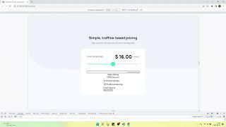 Interactive pricing component | HTML5 & CSS3 & JS