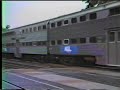 trains of chicago bn racetrack hinsdale il september 10 1990