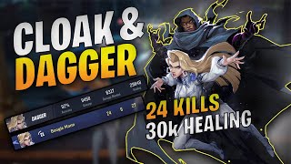 MARVEL Rivals Pro Plays 30k Healing \u0026 24 Kills with CLOAK \u0026 DAGGER