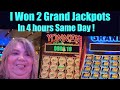 TWO GRAND JACKPOTS WON ON  SAME DAY ! DRAGON LINK AND LIGHTNING LINK  BUFFALO SUPER GRAND #AD