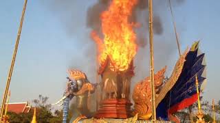 งานพระราชทานเพลิงศพ พระครูศีลพิลาส(ครูบาจั๋นทร์แก้ว คนฺธสีโล) อดีตเจ้าอาวาสวัดศรีสว่าง(วัวลาย)