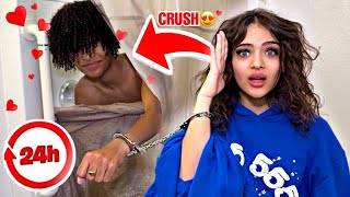 Handcuffed To My CRUSH For 24 HOURS In Las Vegas!