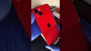 iPhone 14 Plus (product) Red Unboxing📱#unboxing #fyp #iphone #shorts