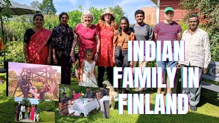 My Indian family in Finland 🇫🇮🇮🇳||had nice time in Markkuu# Summer cottage☺️👍