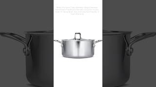 Milton Pro Cook Triply Stainless-Steel Casserole Handi/Stock Pot/Biryani Pot with Lid 22 cm #amazon