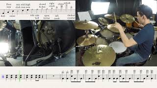 Architects - Animals  - Drum transcription, lesson, sheet music