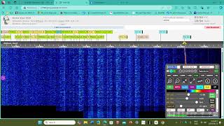 HAARP Research sweep 5950 kHz down to 5750 kHz ending 0259 UT KiwiSDR Fairbanks