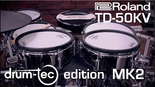 Roland TD-50 KV electronic drumkit drum-tec edition MK2 with extra PD-108 pad