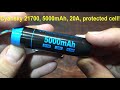 cyansky p25 cree xhp70 2 led flashlight kit review