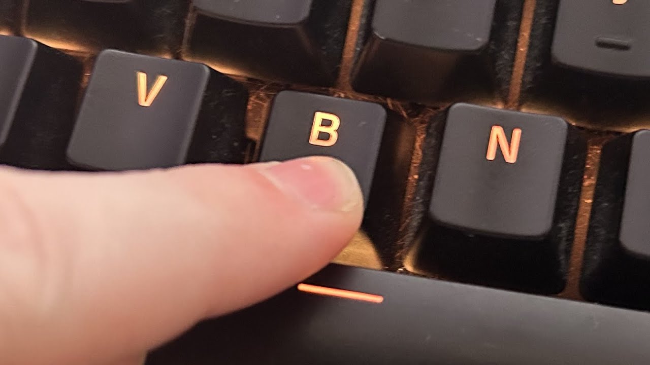 Pressing B On My Keyboard - YouTube