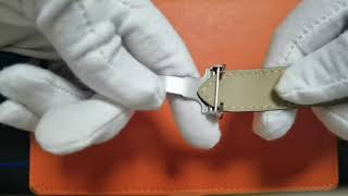 how to install Cartier quickswitch strap with buckle? - DRWATCHSTRAP