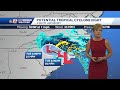 WXII 12's Lanie Pope gives update as storm hits North Carolina