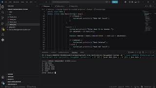 Library Management System l Java l OOPS concepts