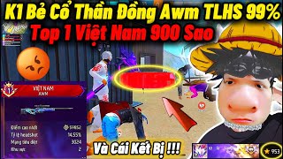 K1 “Bẻ Gẫy Cổ Thần Đồng Awm Top 1 Sever Việt Nam” Chuỗi 900 Sao Tử Chiến TLHS 99% Và Cái Kết Bị ???