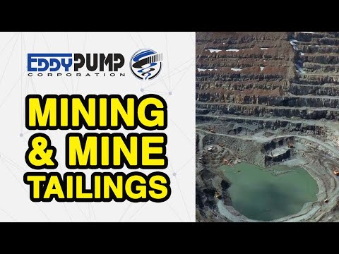 What are mine tailing ponds?