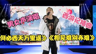 【农人啊表】小伙用男女双声演唱《西游记》两首插曲，深情经典配音