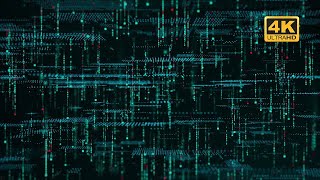 Binary Data Stream Stock Motion Graphics