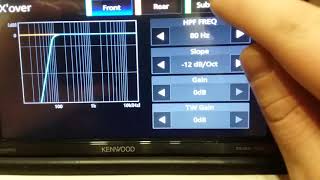 DDX6705S walkthrough and audio menu, crossovers, tike alignment, and eq