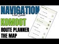 💻 the map of the komoot 🇬🇧 route planner