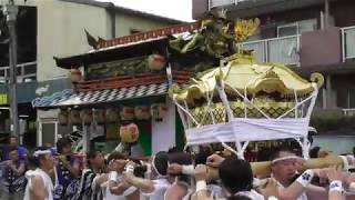 平成29年　萩原天神社 夏祭り 本宮　お発ち