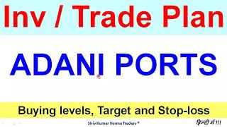 Intraday tips ADANI PORTS SHARE VIEWS . SHARE LATEST NEWS | DONT MISS THIS CHANCE