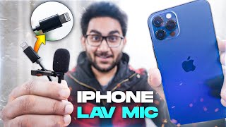 Plug & Play Lavalier Microphone For iPhone/iPad (Lightning Port)
