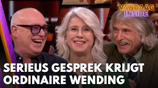 Johan en René geven serieus gesprek over woningnood plotseling een bloedordinaire wending