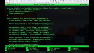 Java15: Working with BorderLayout and FlowLayout