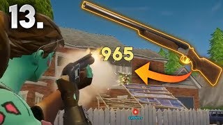pump shotgun sniper fortnite battle royale moments ep 13 - broken shotgun fortnite