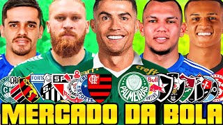 MERCADO DA BOLA 2025 | CRISTIANO RONALDO NO PALMEIRAS | FLAMENGO - SÃO PAULO - SANTOS - CORINTHIANS