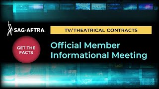 2023 TV/Theatrical Contracts: Member Info Meeting 11/13/23