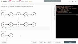Leetcode 206. Reverse Linked List | Python | FAANG Coding interview | Linked List Traversal