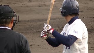 加古川東出身の頭脳派捕手！ 神戸大・佐伯将輝（１年）