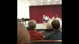 Alyssa at spring program