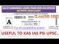 IAS OF KARNATAKA CADRE FROM NON SCS OFFICER(Q.51-100)\GK PAPER28\01\21024\USEFUL TO KAS IAS PSI UPSC