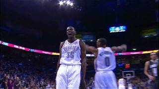 Westbrook and Durant lead the Thunder fastbreak