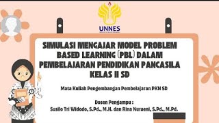 Model PBL dalam Pembelajaran Pendidikan Pancasila Fase A Kelas II SD l Sila - Sila Pancasila