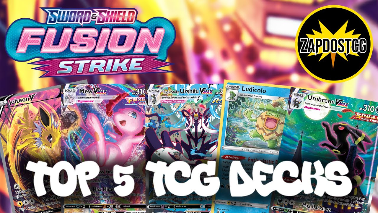 Top 5 BEST Pokemon TCG Decks To Play Right Now + DECKLISTS! (Fusion ...