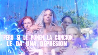 1 Hora KAROL G ¨Pero si le ponen la cancion le da una depresion¨ TUSA Nicki Minaj ft KAROL G