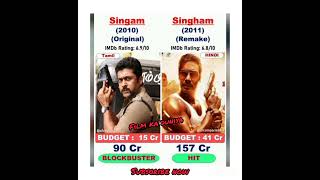 Singam vs Singham || original vs remake || Box office collection comparison | Comment your favourite